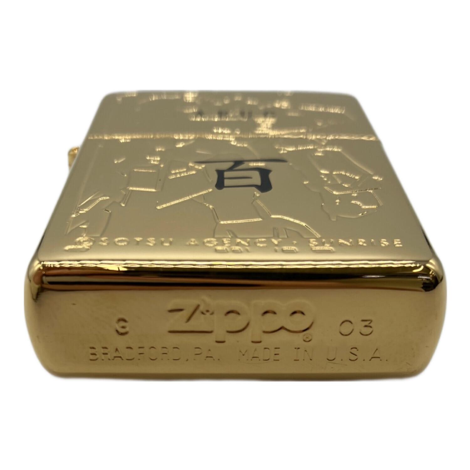 ガンダム ZIPPO 百式ゴールドVer. シリアル1148/2000