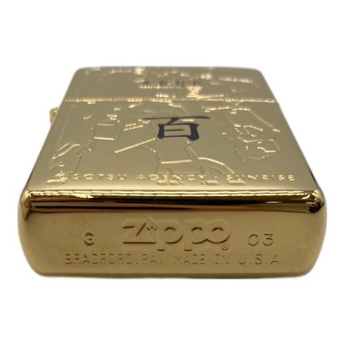 ガンダム ZIPPO 百式ゴールドVer. シリアル1148/2000
