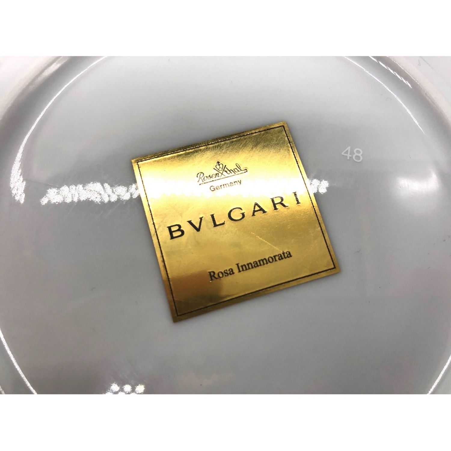 BVLGARI Geometorica Rosen that プレート-