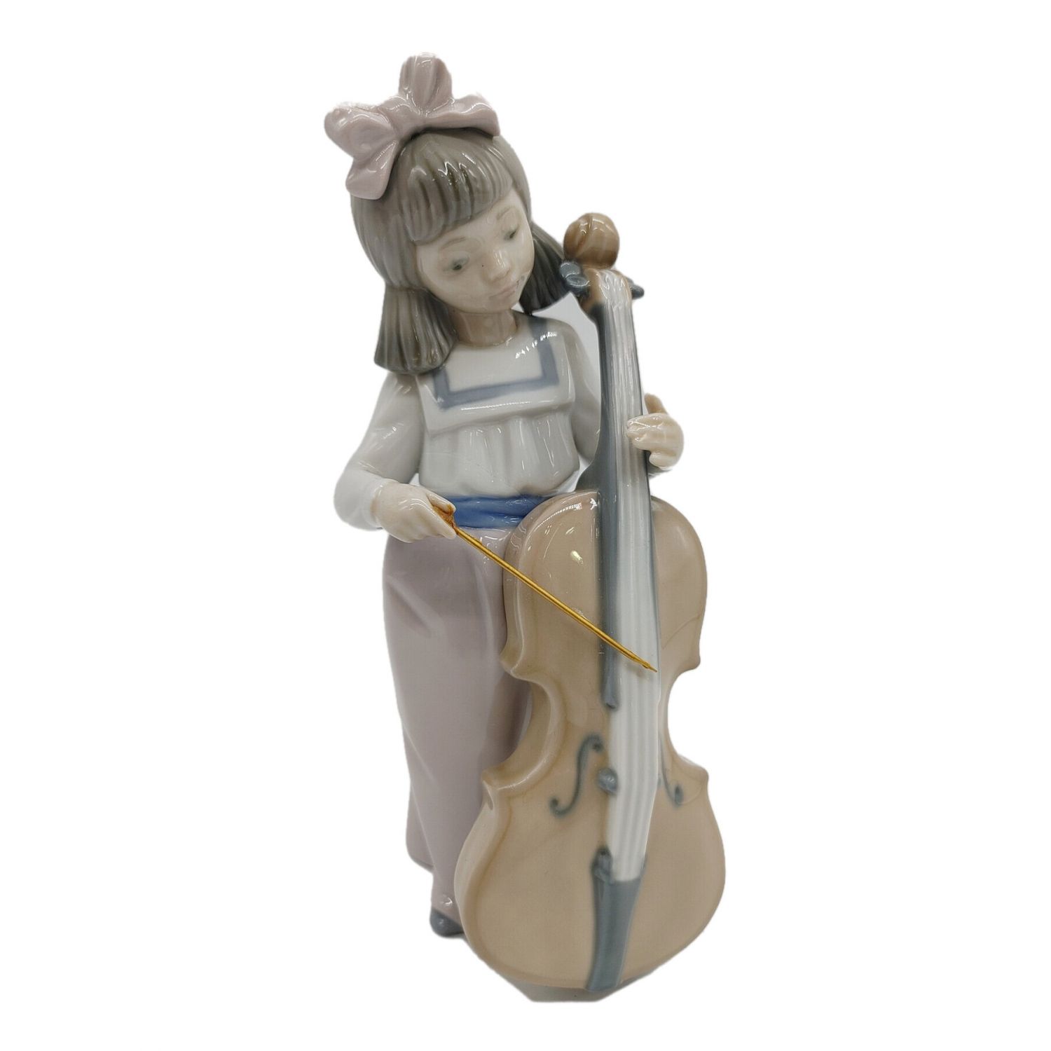 LLADRO (リヤドロ) フィギュリン チェロを弾く女の子 NAO