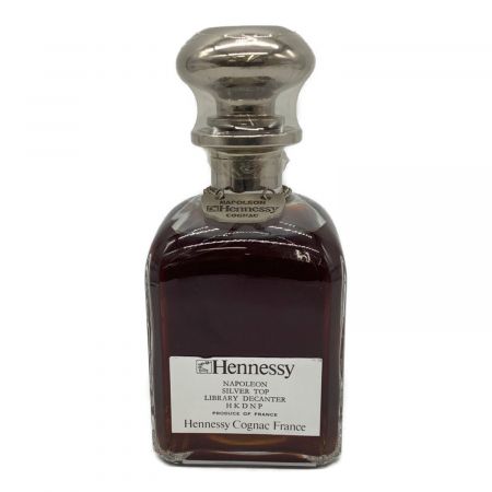 ヘネシー (Hennessy) コニャック 700ml ライブラリー デキャンタ シルバートップ ナポレオン 未開封