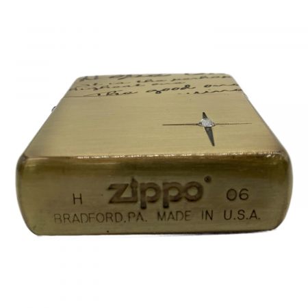 ZIPPO (ジッポ) ZIPPO ライター ゴールド