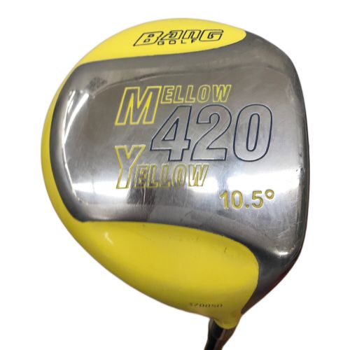 BONG GOLF ドライバー MELLOW YELLOW420 フレックス【R】 ロフト角【10.5°】