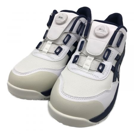 asics (アシックス) 安全靴 メンズ SIZE 26.5cm ホワイト×ネイビー 1271A029-102 WINJOB CP209 BOA