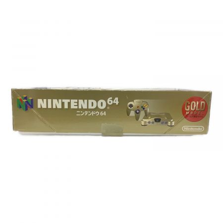 Nintendo (ニンテンドウ) ニンテンドウ64 ゴールド限定モデル NUS-001 T4902370503791
