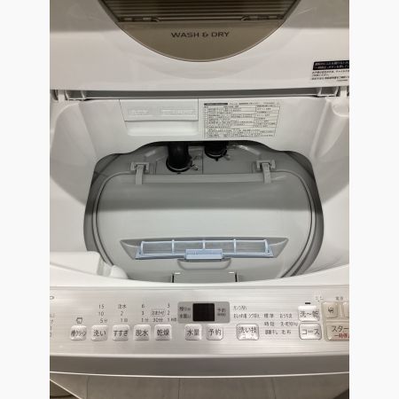 SHARP (シャープ) 縦型洗濯乾燥機	 325 5.5kg ES-TX5B-N 2017年製 クリーニング済 50Hz／60Hz