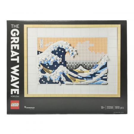 LEGO (レゴ) レゴブロック テープ剥し跡有 葛飾北斎 富嶽三十六景 神奈川沖浪裏 31208