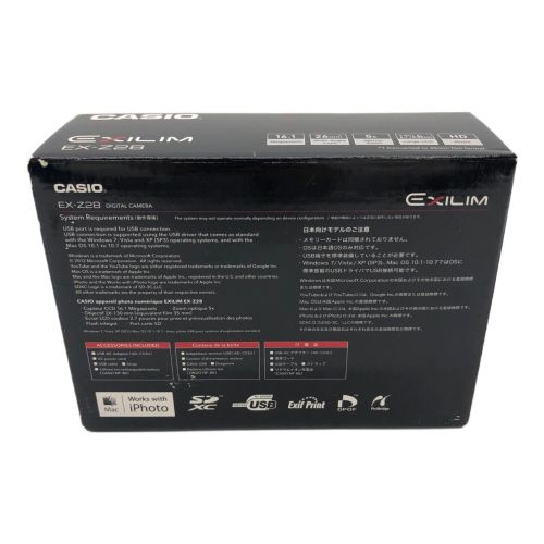 CASIO (カシオ) コンパクトデジタルカメラ EX-Z28 -