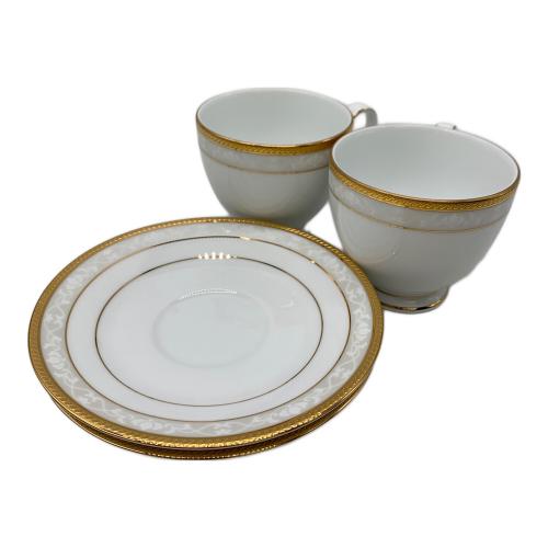 Noritake (ノリタケ) カップ&ソーサー ハンプシャーゴールド 2Pセット