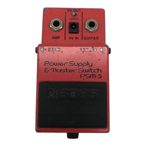 BOSS (ボス) エフェクター Power Supply&MasterSwitch PSM-5 動作未確認