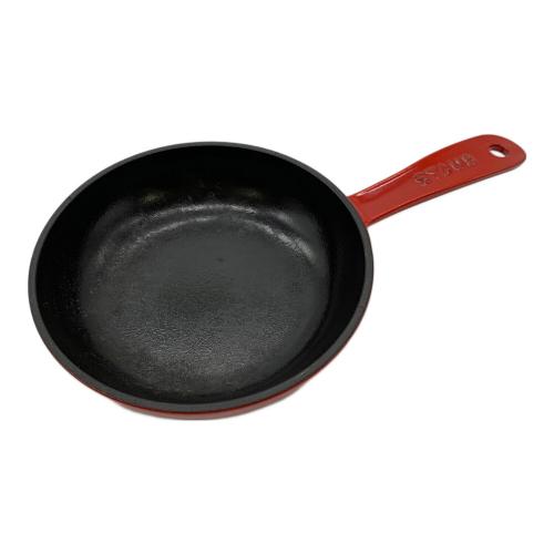 Staub (ストウブ) フライパン レッド ホーロー