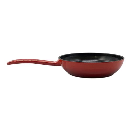Staub (ストウブ) フライパン レッド ホーロー