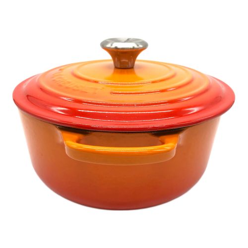 LE CREUSET (ルクルーゼ) 両手鍋 オレンジ 2.4L