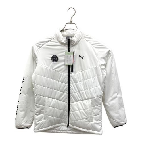 PUMA (プーマ) ゴルフウェア(トップス) メンズ SIZE L ホワイト 中綿ジャケット 329384