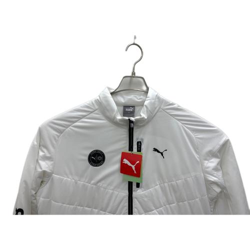 PUMA (プーマ) ゴルフウェア(トップス) メンズ SIZE L ホワイト 中綿ジャケット 329384