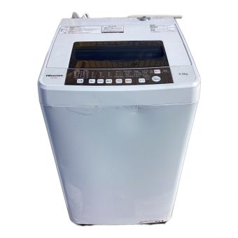 Hisense (ハイセンス) 全自動洗濯機 キズ・ハガレ・欠け・ヒヒ有 307 5.5kg HW-T55C 2018年製 程度D(表面に目立つキズ有り) クリーニング済 50Hz／60Hz