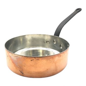 銅極厚鍋 浅型片手