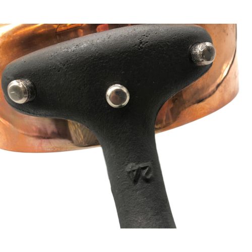 銅極厚鍋 浅型片手