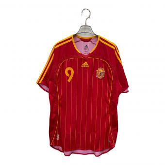 adidas (アディダス) ユニフォーム メンズ SIZE M レッド スペイン ホーム レプリカ ゲームシャツ