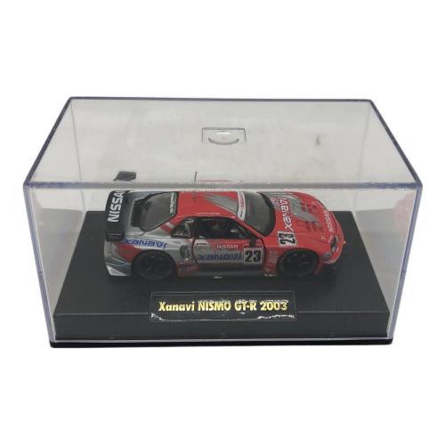 TAMIYA (タミヤ) ダイキャストカー 1/64 ザナヴィ ニスモ GT-R 2003 KONAMI 23(レッド×シルバー) 「コレクターズクラブ」