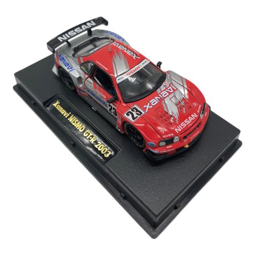 TAMIYA (タミヤ) ダイキャストカー 1/64 ザナヴィ ニスモ GT-R 2003 KONAMI 23(レッド×シルバー) 「コレクターズクラブ」