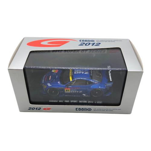 EBBRO (エブロ) モデルカー 1/43 SUBARU BRZ R＆D SPORT SUPER GT300 2012