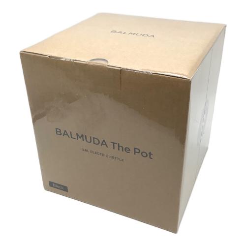BALMUDA (バルミューダ) 電気ケトル KPT01JP-BK 程度S(未使用品) 未使用品