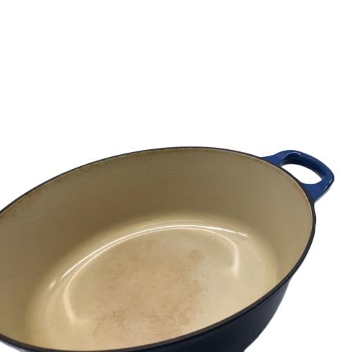 LE CREUSET (ルクルーゼ) 両手鍋 29cm ブルー ココットオーバル