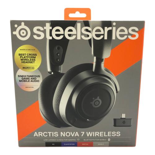 steelseries (スティールシリーズ) ワイヤレスヘッドホン ARCTIS NOVA7 WIRELESS USB-typeC 動作確認済み