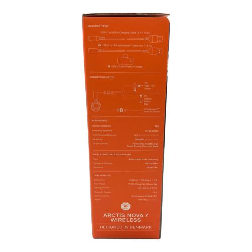 steelseries (スティールシリーズ) ワイヤレスヘッドホン ARCTIS NOVA7 WIRELESS USB-typeC 動作確認済み