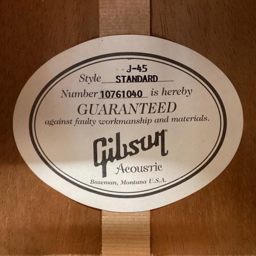 GIBSON (ギブソン) アコースティックギター  J-45 STANDARD  2011年製