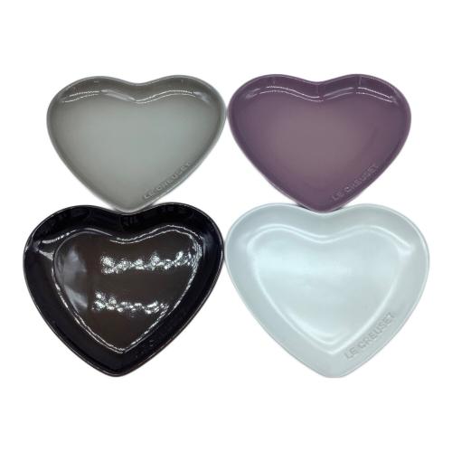LE CREUSET (ルクルーゼ) ハートプレート 4Pセット