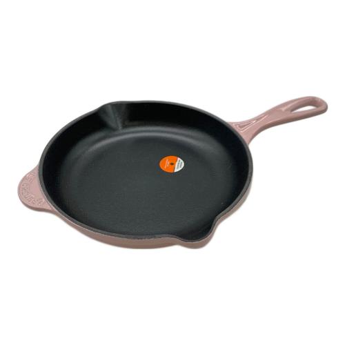LE CREUSET (ルクルーゼ) ホーロースキレット 20㎝ ピンク 箱付き