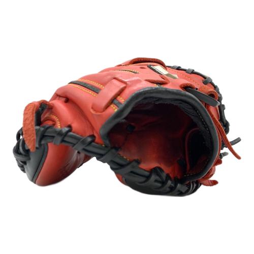 HATAKEYAMA (ハタケヤマ) 軟式グローブ レッド×ブラック 30th モデル ヨゴレ・スレ有 PRO-J L2