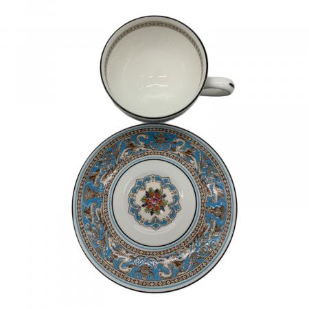 【未使用品】ウェッジウッド　フロレンティーンターコイズ　サラダソーサー　黒壺 Wedgwood (ウェッジウッド) カップ&ソーサー 黒壺刻印 フロレン