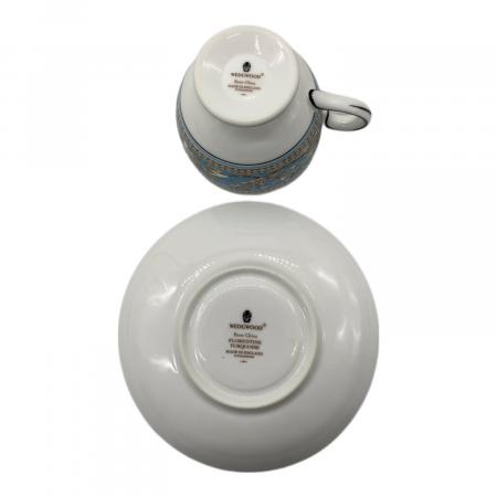 【未使用品】ウェッジウッド　フロレンティーンターコイズ　サラダソーサー　黒壺 Wedgwood (ウェッジウッド) カップ&ソーサー 黒壺刻印 フロレン