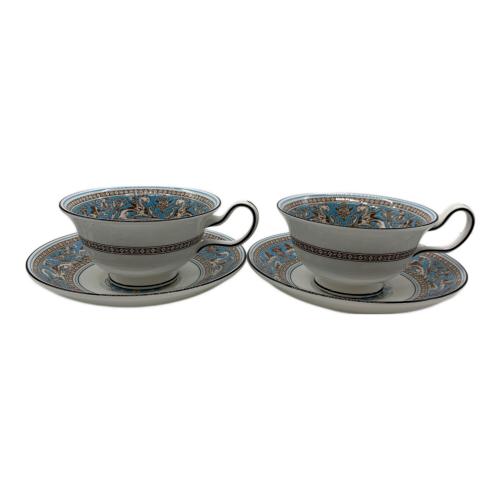 Wedgwood (ウェッジウッド) カップ&ソーサー フロレンティーン・ターコイズ 2Pセット