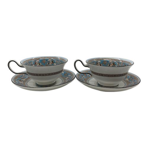 Wedgwood (ウェッジウッド) カップ&ソーサー フロレンティーン・ターコイズ 2Pセット