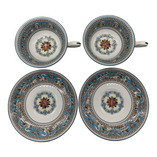 Wedgwood (ウェッジウッド) カップ&ソーサー フロレンティーン・ターコイズ 2Pセット