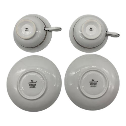 Wedgwood (ウェッジウッド) カップ&ソーサー フロレンティーン・ターコイズ 2Pセット