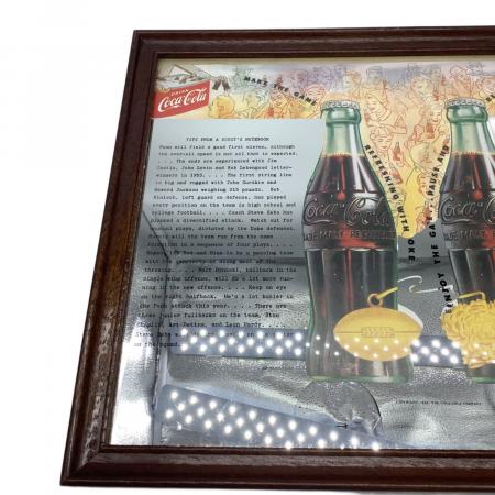 未使用品　コカコーラ　インテリア　ミラー Coca Cola (コカコーラ) ヴィンテージデザインミラー｜トレファクONLINE