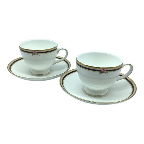 Wedgwood (ウェッジウッド) カップ&ソーサー 黒壺刻印 クリオ(ライン) 2Pセット