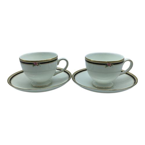 Wedgwood (ウェッジウッド) カップ&ソーサー 黒壺刻印 クリオ(ライン) 2Pセット