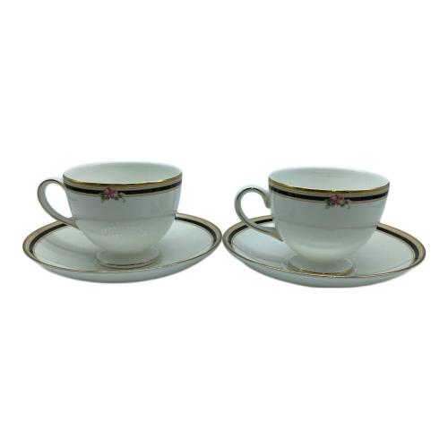 Wedgwood (ウェッジウッド) カップ&ソーサー 黒壺刻印 クリオ(ライン) 2Pセット