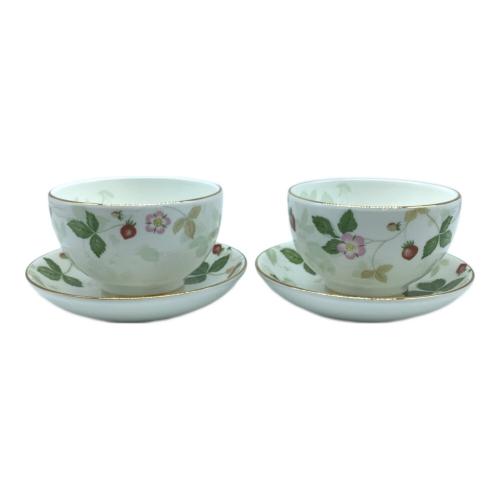 Wedgwood (ウェッジウッド) ティーカップ&ソーサー ワイルドストロベリー 2Pセット