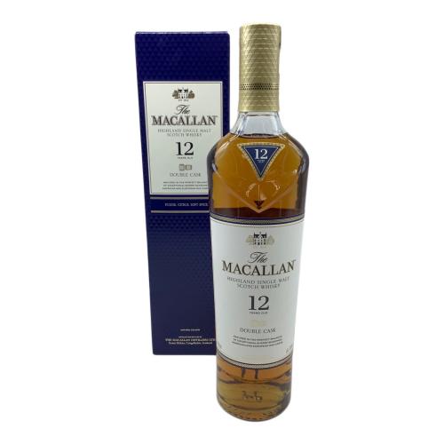マッカラン (MACALLAN) スコッチウィスキー 700ml 箱付 ダブルカスク 12年 未開封