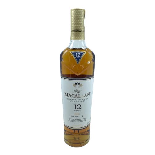 マッカラン (MACALLAN) スコッチウィスキー 700ml 箱付 ダブルカスク 12年 未開封
