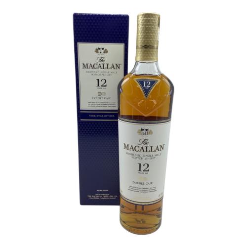 マッカラン (MACALLAN) スコッチウィスキー 700ml 箱付 ダブルカスク 12年 未開封