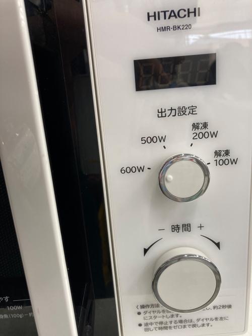 HITACHI (ヒタチ) 電子レンジ ヨゴレ有 123 HMR-BK220-Z5 2019年製 600W 50Hz専用