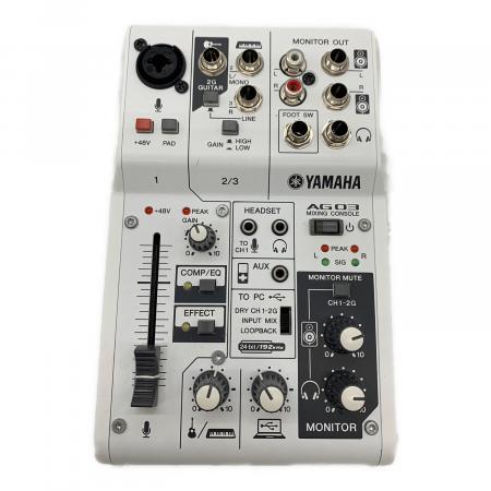 YAMAHA (ヤマハ) AG03 オーディオインターフェイス ライブ